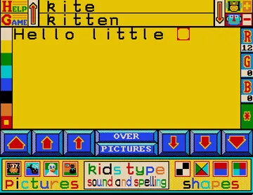 Kids Type screen shot game playing